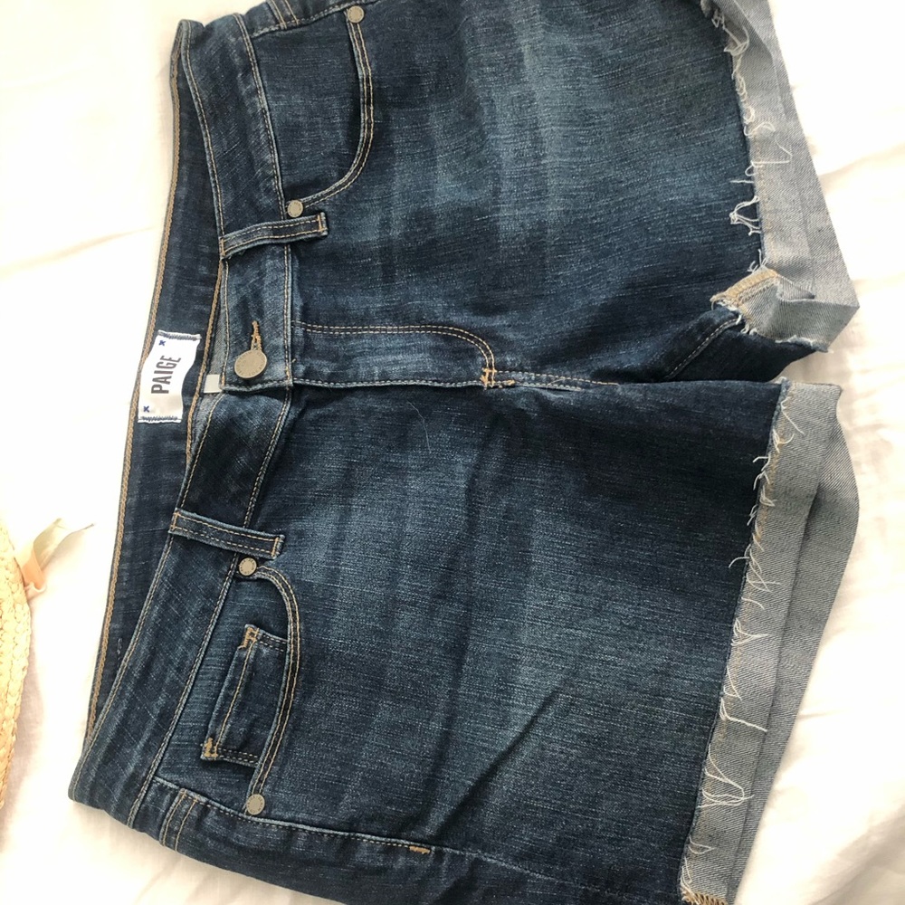 Paige denim shorts size 30